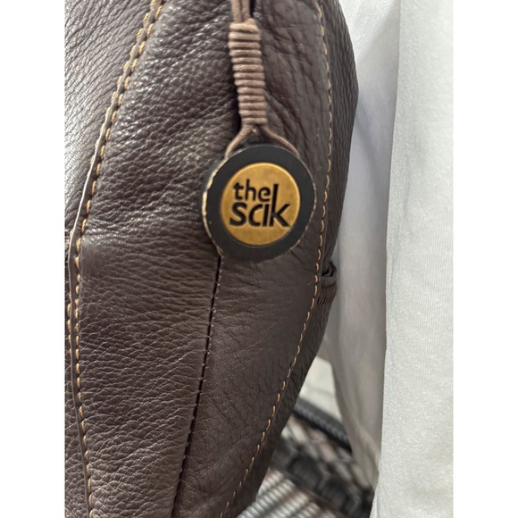 The Sak Leather Crossbody Bag Shoulder Bag Brown Everyday Purse - Picture 4 of 8